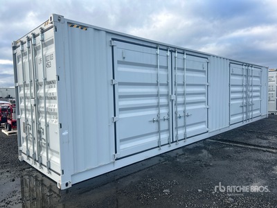 2025 40 ft High Cube Multi-Door Storage Container