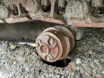 Undercarriage with Left Carrier Rollers