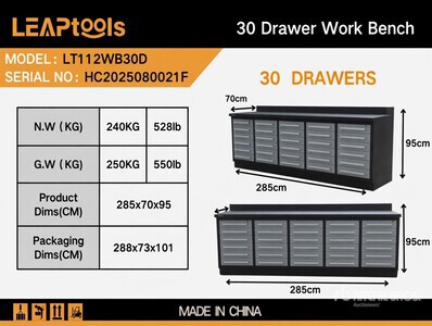 LEAP LT112WB30D ベンチ (Unused)