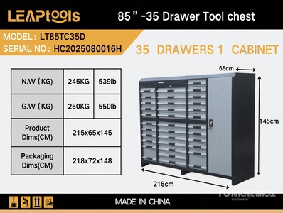 LEAP LT85TC35D Drawer ハンドツール (Unused)