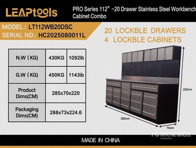 LEAP LT112WB20DSC ベンチ (Unused)