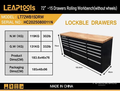 LEAP LT72WB15DRW ベンチ (Unused)