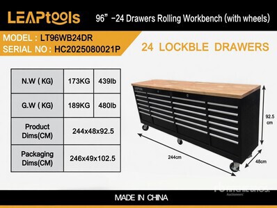 LEAP LT96WB24DR ベンチ (Unused)