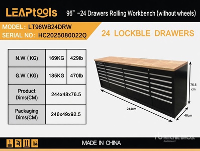 LEAP LT96WB24DRW ベンチ (Unused)