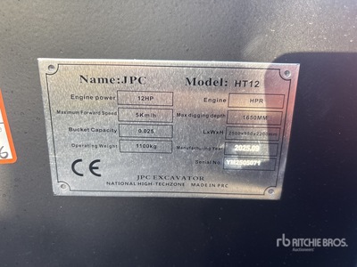 JPC HT12 Minibagger (Unused)