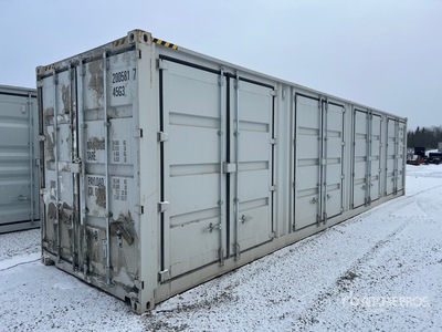 2025 40 ft High Cube Multi-Door Storage Container