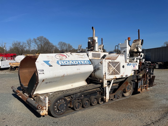2013 Roadtec RP195 Track Asphalt Paver