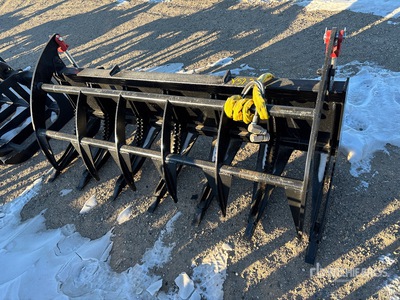 Mid-State 78 in Râteau à racines pour chargeuse à différentiel