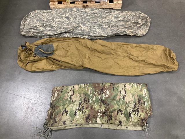 (27) Bivy Covers & (12) Tarpaulins