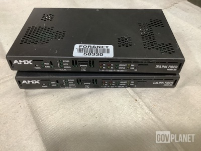 (8) AMX DXF-RX-MMD DXLink HDMI Multi--Mode Fiber Receivers