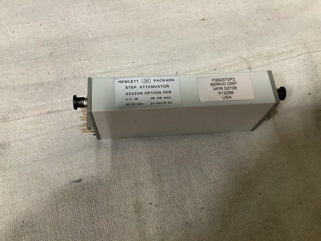 (12) HP 33320H-H09 Step Attenuators