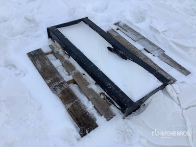 All-Star Skid Steer Attachment Mounting Plate (Unused)