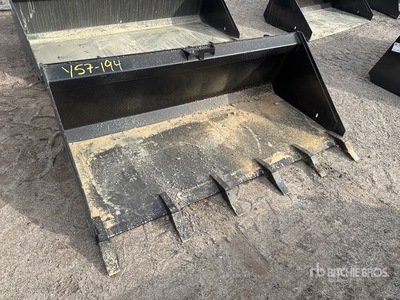 68 in General Purpose Skid Steer Bucket (Unused)