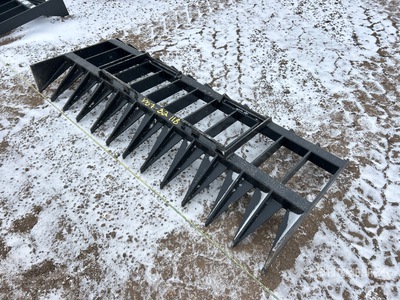 84 in Skid Steer Landscape Rake (Unused)