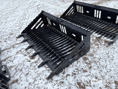 All-Star 66 in Skeleton Skid Steer Bucket (Unused)