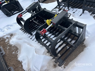 All-Star 72 in Skeleton Skid Steer Grapple Bucket (Unused)