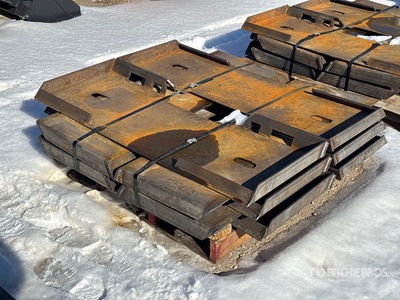 Quantity of (10) Pallets of 2025 Kit Containers QT-F-BLANK 46 in Skid Steer Attachment Mounting Plate - Fits Skid Steer (Unused)