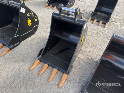 Trojan 80CL 24 in Digging Benna per escavatore - Fits Dynamic Cat 307/308, Komatsu PC78/88 Deere/Hitachi 75/85 Case, New Holland, Kobelco SK80 Bobcat E80 (Unused)