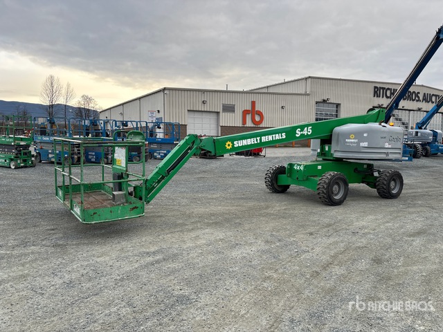 2016 Genie S-45 4WD Diesel Telescopic Boom Lift | Ritchie Bros. Auctioneers