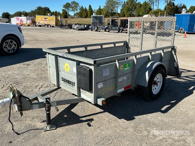 2015 Anderson EC48LSG 8 ft S/A Utility Trailer