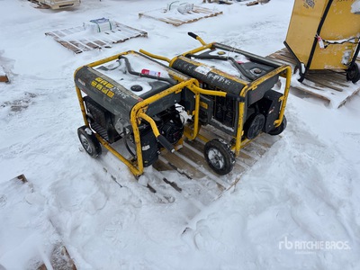 Quantity of (2) 2017 Wacker Neuson GP5600A 5.6 kW Portable Generator Set (Inoperable)