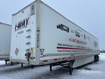 2022 Utility VS2DX 53 ft x 102 in T/A Semi-remorque fourgon