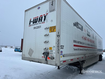 2022 Utlity VS2DX 53 ft x 102 in T/A Semi-remorque fourgon