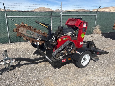 2021 Toro TRX16-22972HD Walk Behind Trencher w/2021 TESKE Trailer