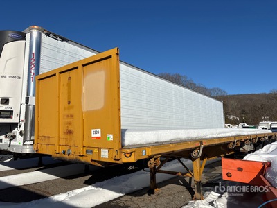 1996 Utility FS2CHAE 45 ft T/A Spread Axle Flatbed Trailer
