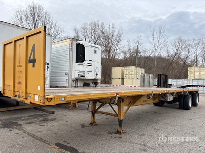 1996 Utility FS2CHAE 45 ft T/A Spread Axle Przyczepa płaska