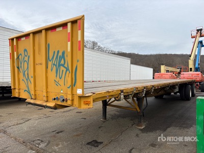 1996 Great Dane MWS-245 45 ft T/A Spread Axle Przyczepa płaska