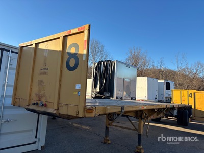 1994 Utility 45 ft T/A Spread Axle Remolque caja abierta