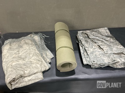 (8) Wet Weather Poncho Liners, (33) Sleeping Mats & Assorted Items