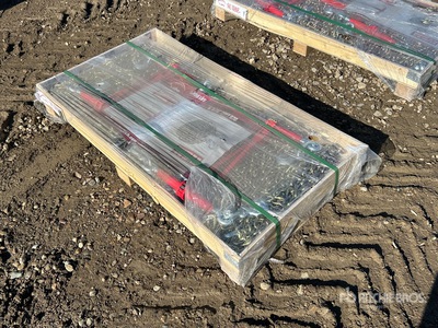 Quantity of (5) 2026 Suihe BC-5400 5400 lb Ratchet Binders & (10) 20 ft Chains (Unused)
