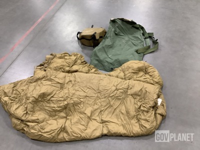 (40) Duffel Bags, (7) Sleeping Bags, (4) Pop-Up Bednets & Assorted Items