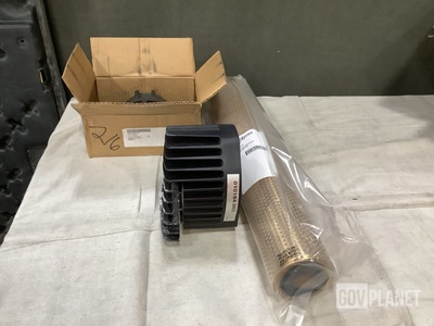 (6) Retaining Straps, (4) Fluid Filter Elements & Assorted Items