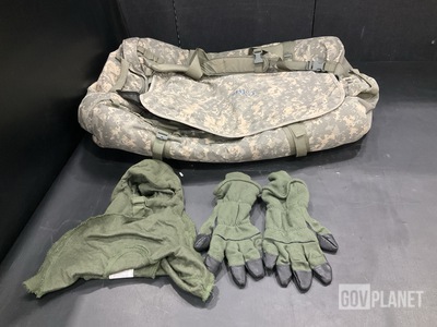 (6) Pairs of Flyer's Gloves, (2) Combat Vehicle Hoods & Assorted Items