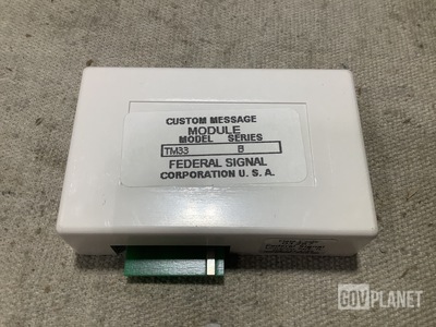 Federal Signal TM33-SB Custom Message Module