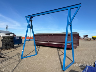 4ton A Frame Hoist with 1 ton pulley (Unused)
