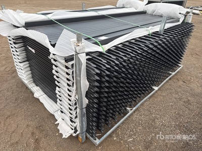 Quantity of (30) 2026 suhivelee NF-X-30-4 12 ft x 10 ft Galvanized Wrought Iron Schermen (Unused)