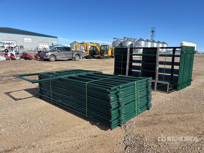 Quantity of (56) 2026 Suihe NP10-54-2 10 ft x 5 ft Powder Coated شبكات سلكية لإبقاء الحيوانات (Unused)