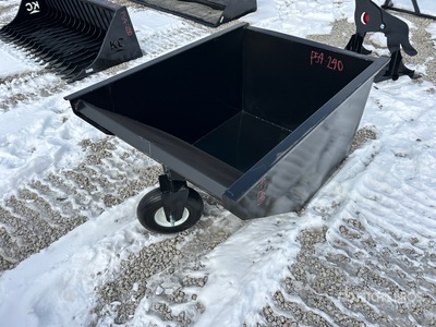 2025 Kit Containers MSS-WB 39 in Skid Steer Wheelbarrow ملحقات معدة الحمل الصغيرة المجنزرة المتنوعة