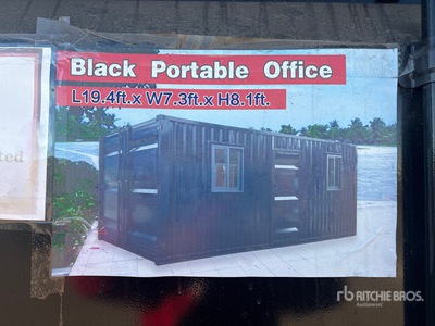 19 ft 6 in x 7 ft 4 in Skid-Mounted Mobile Office