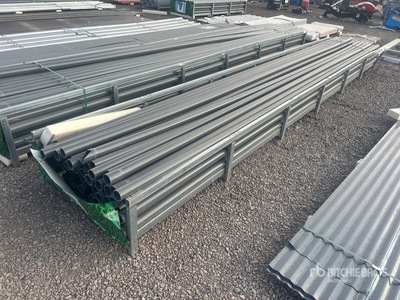 Quantity of (68) Grey UPVC Rigid Non-Metallic Conduit 20 Ft X 2.48 In (Unused)