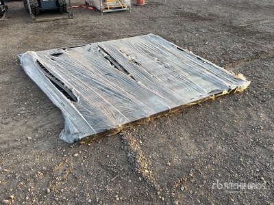 2026 SKLP SK-14BL 14 ft x 7 ft Wrought Iron Bi-Parting Driveway Gate (Unused)