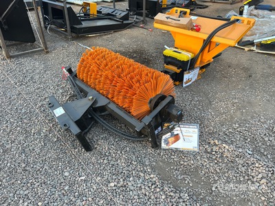 2026 GIYI GY-QSJ 47 in Mini Skid Steer Broom (Unused)