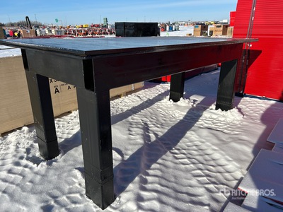 8 ft x 4 ft Steel Table Varios, tienda, almacen, consumidor