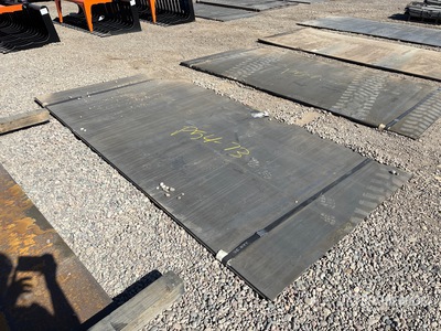 2025 Kit Containers 10 ft x 5 ft Steel Plates (Unused)