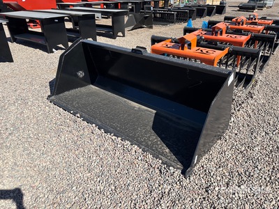 2025 Kit Containers QT-SNB-84 84 in General Purpose Skid Steer Bucket (Unused)