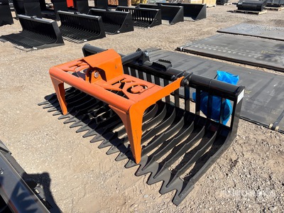 2025 Kit Containers QT-SG-S76-V3 76 in Skid Steer Grapple (Unused)